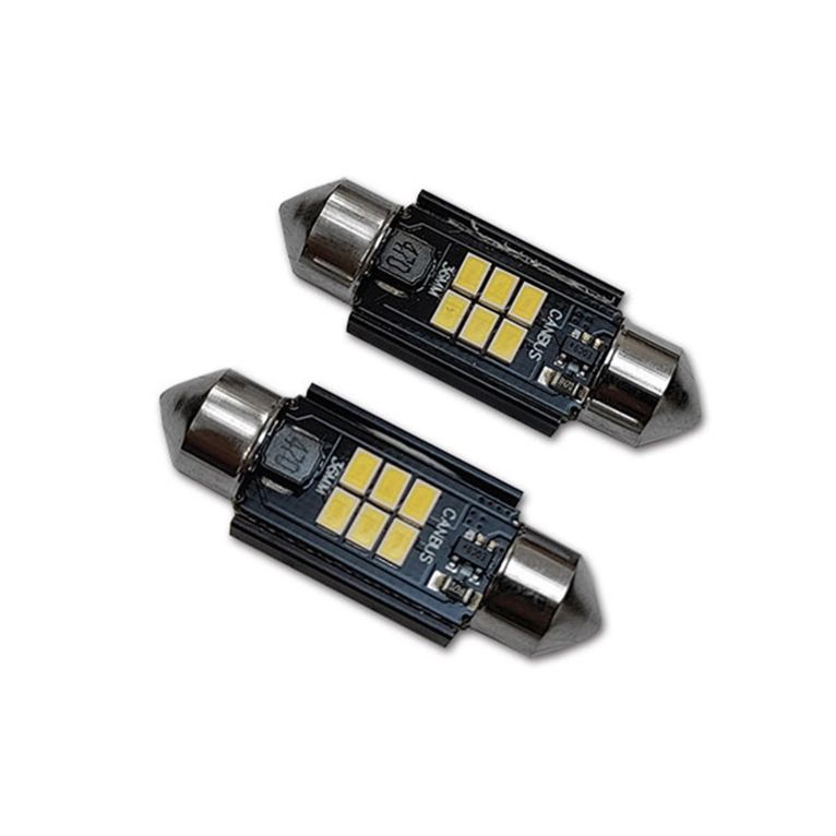 lampadina c5w • 6 led • 14 x 36 mm • blister