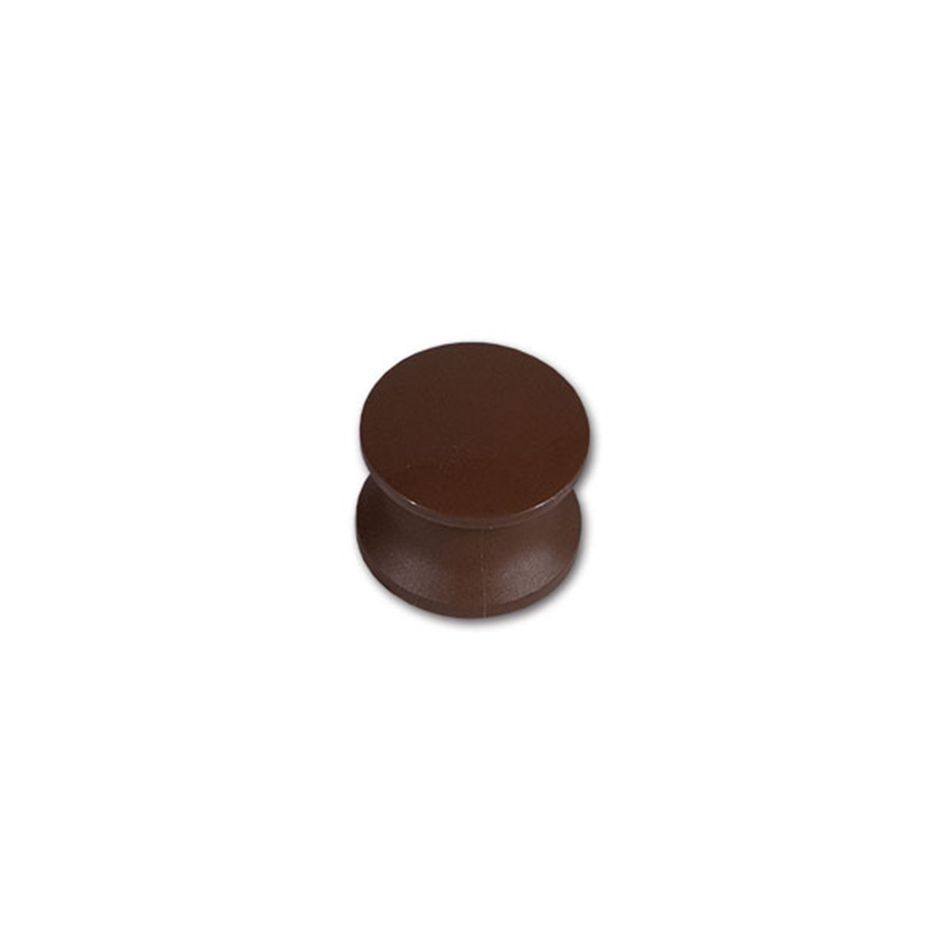 pulsante-marrone