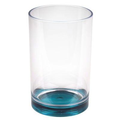 Set 2 bicchieri TARIFA 350 ml, fondo lime e petrolio