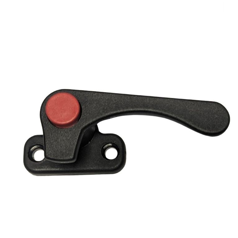 maniglia nera dx-s.6000 pom.rosso - plastoform