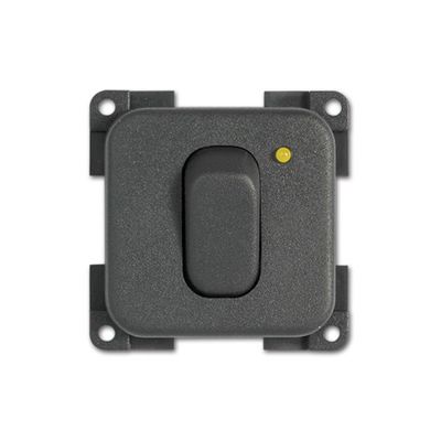 Interruttore Con Led - 12 V - Giallo / Grigio