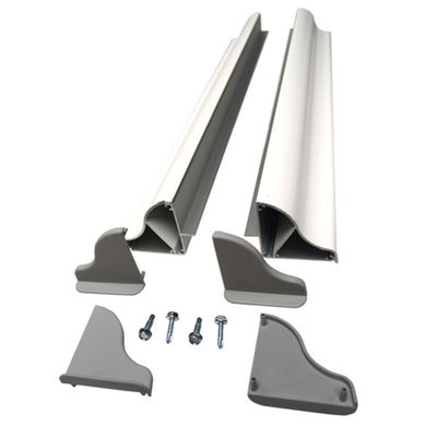 Set spoiler per pannello solare fino a 410 mm bianco