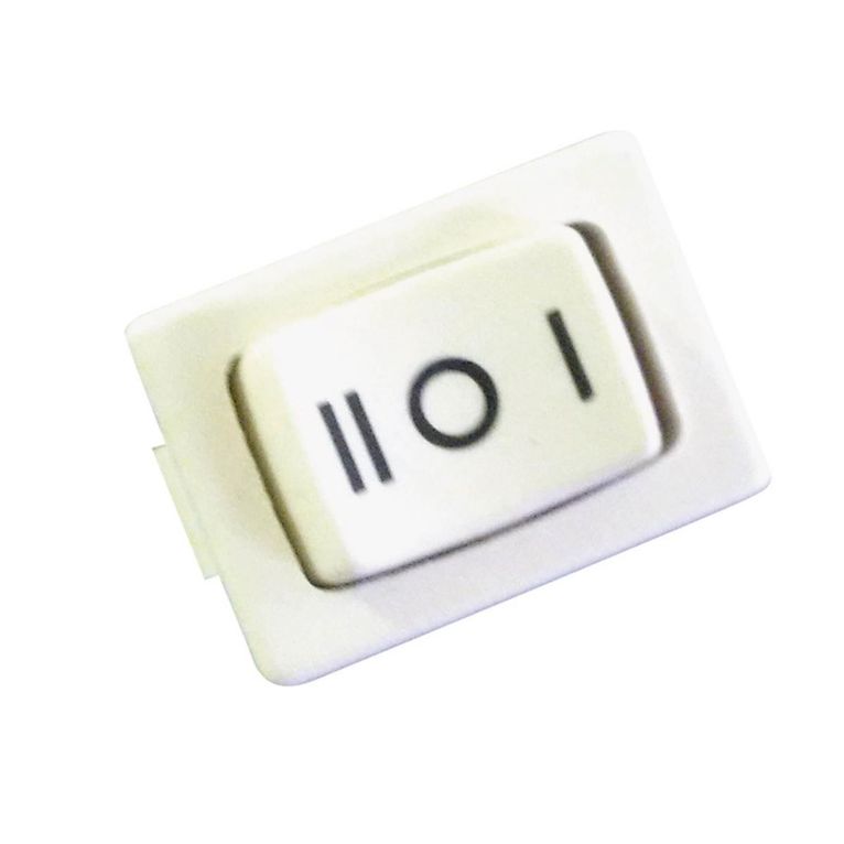 interruttore 3 scatti bianco con serigrafia cf.pz: 5