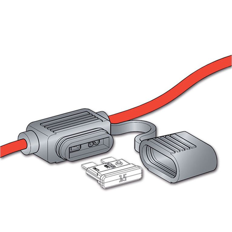 porta fusibili a lama unival precablato