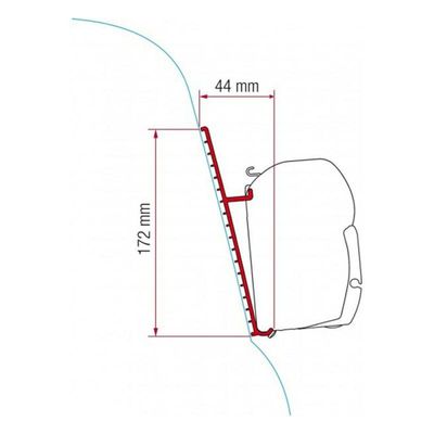 KIT FIBERGLASS ROOF - Fiamma