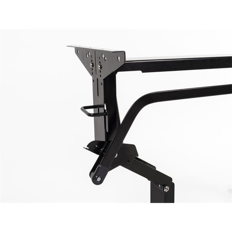 gamba tavolo sollevabile 60 cm nero con base - carbest