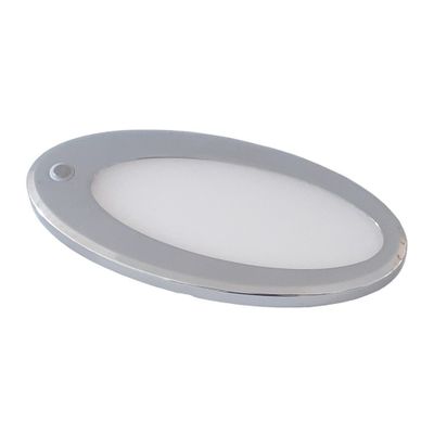 PLAFONIERA OVALE LED, LUCE 3000K CO POV6CRT