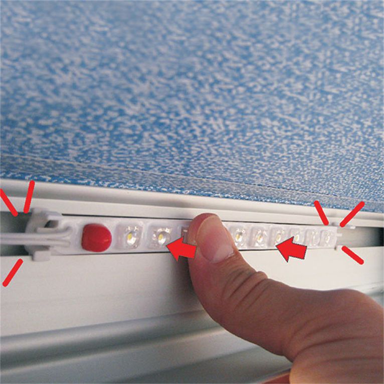 kit plafoniera esterno awning led - fiamma