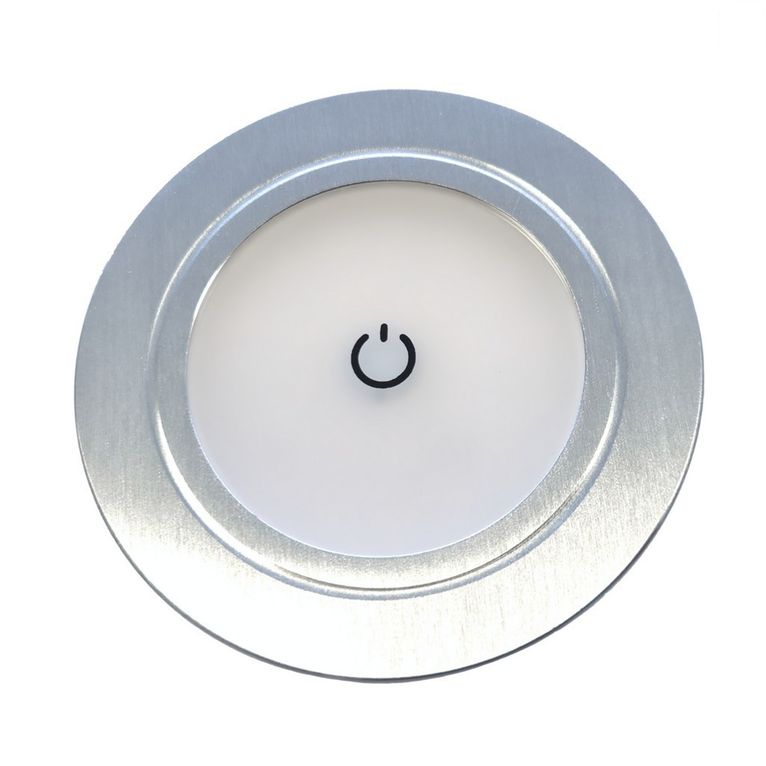spot inc.1.5w led dim.alum+con+tou