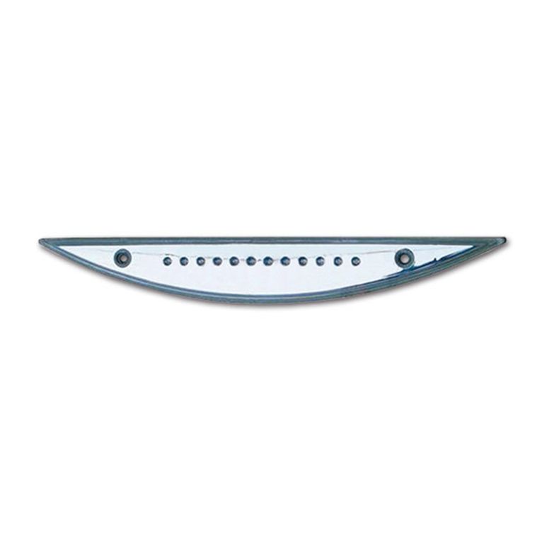 terzo stop led mezzaluna • trasparente