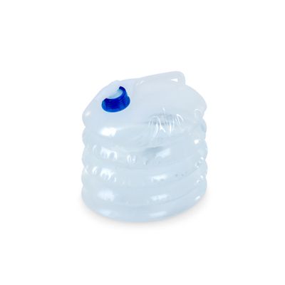 Tanica pieghevole 5 L 24x15 cm trasparente con rubinetto
