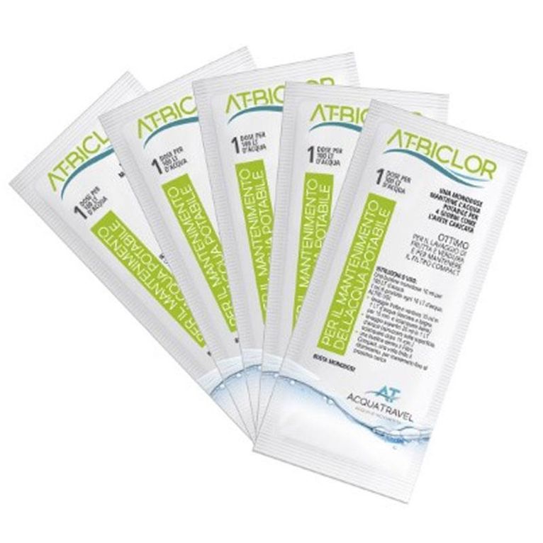 at-biclor 20 bustine monodose per sanificazione acqua potabile