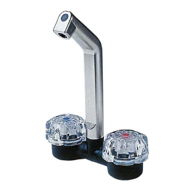 miscelatore de luxe doppio 12v nichel con microint.diam.