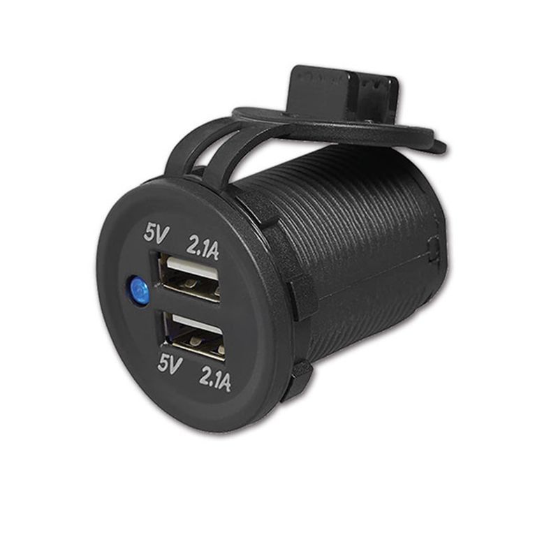 doppia presa da pannello usb